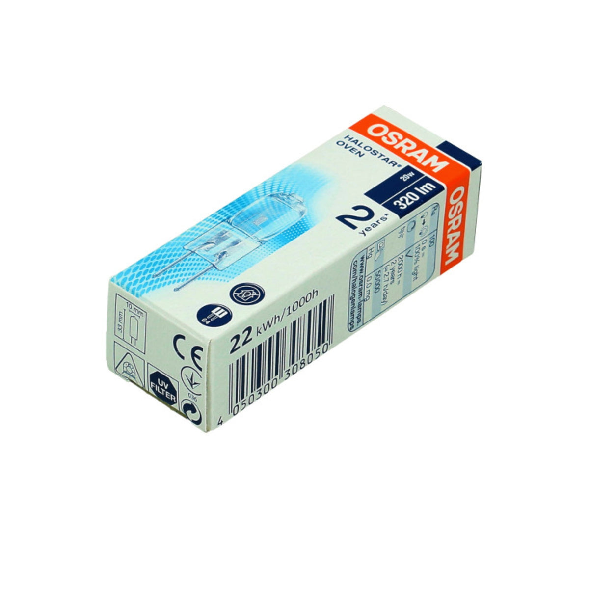 Genuine Bosch Oven Bulb Lamp G4 Halogen Capsule 20W Part # 00189351