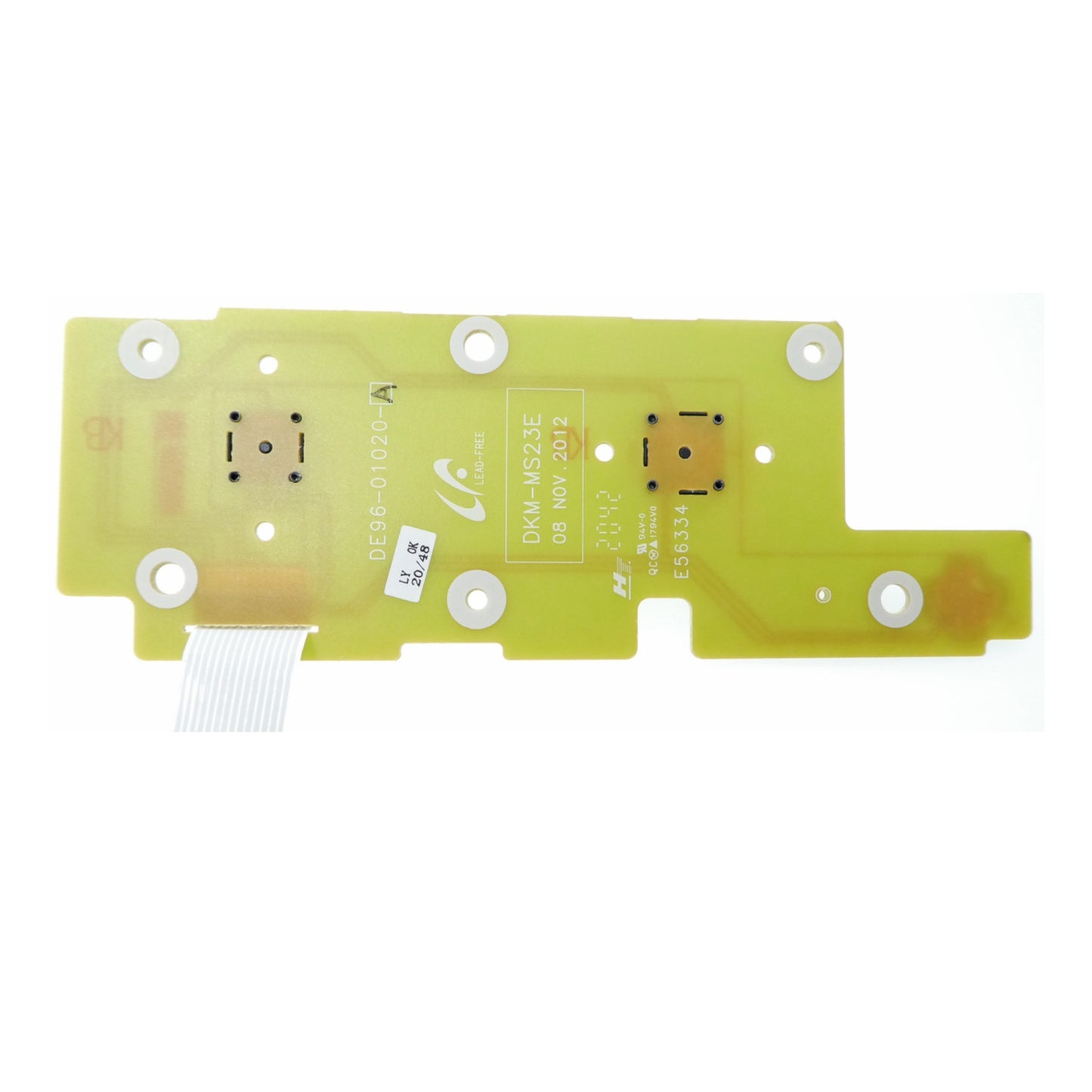 Genuine Samsung Microwave Key Module PCB Assembly Part # DE96-01020A