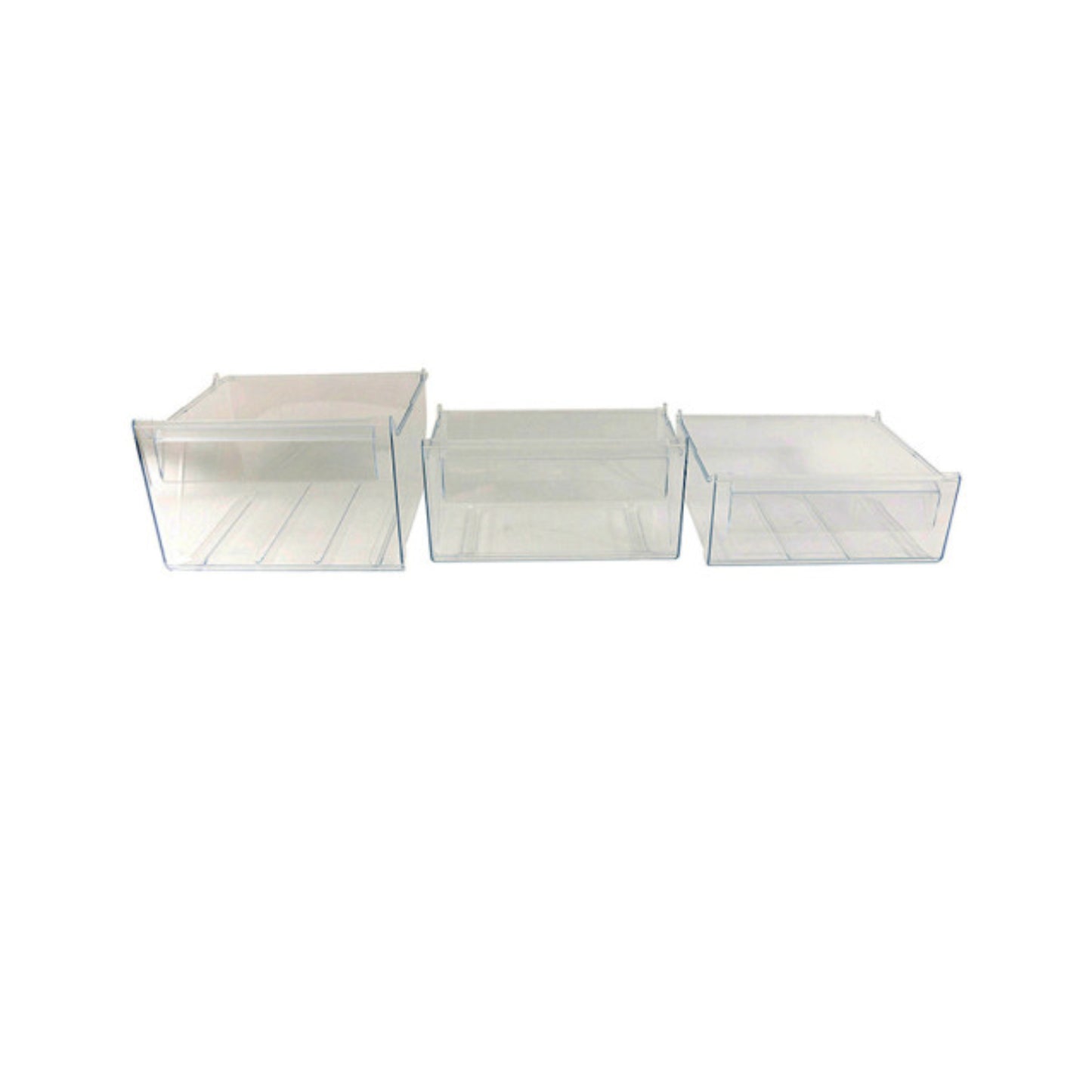 Genuine Electrolux Zanussi Fridge Freezer Drawer Kit Set 3 Pack Part # 4055419537