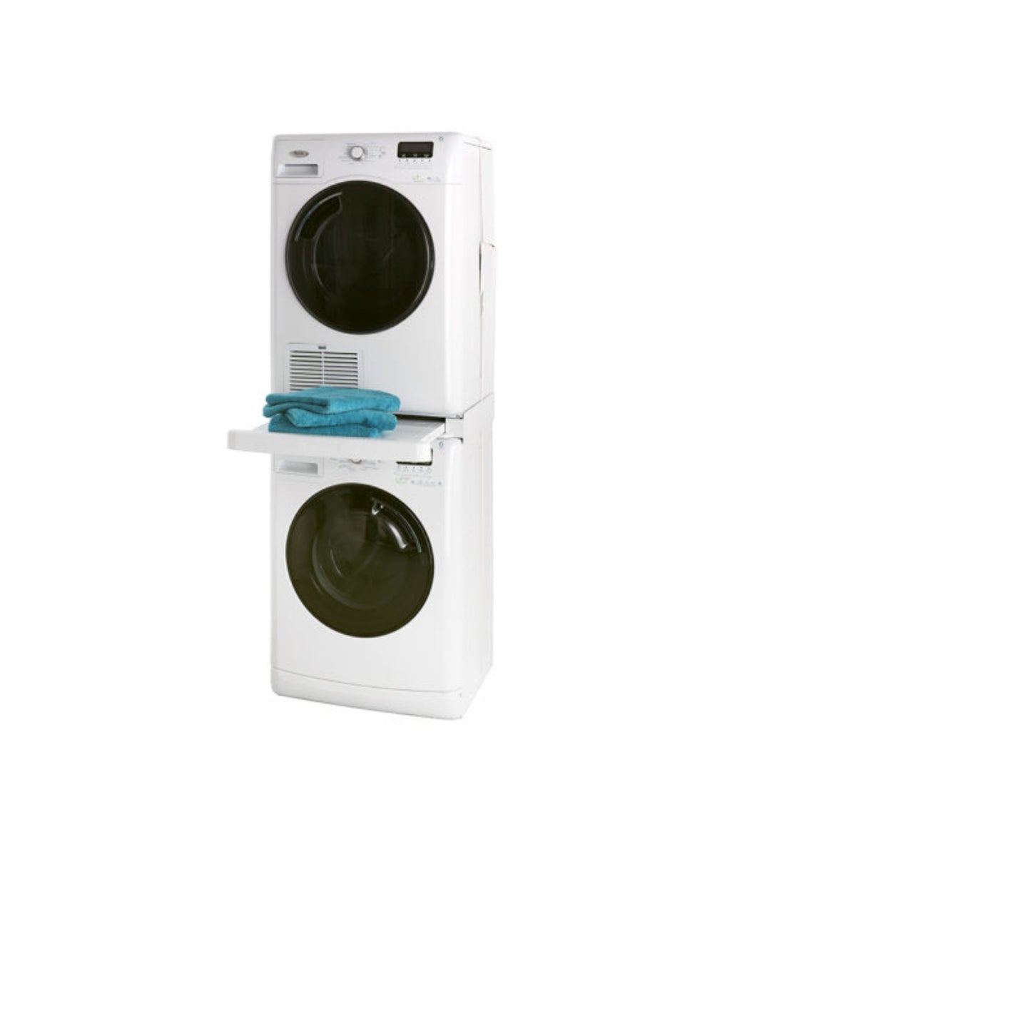 Genuine Wpro Universal Washing Machine Tumble Dryer Stacking Kit With Shelf Part # C00378975 484000008436